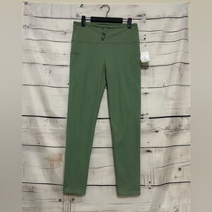 AS Revival | Women's Green Drawstring Leggings Size Large L